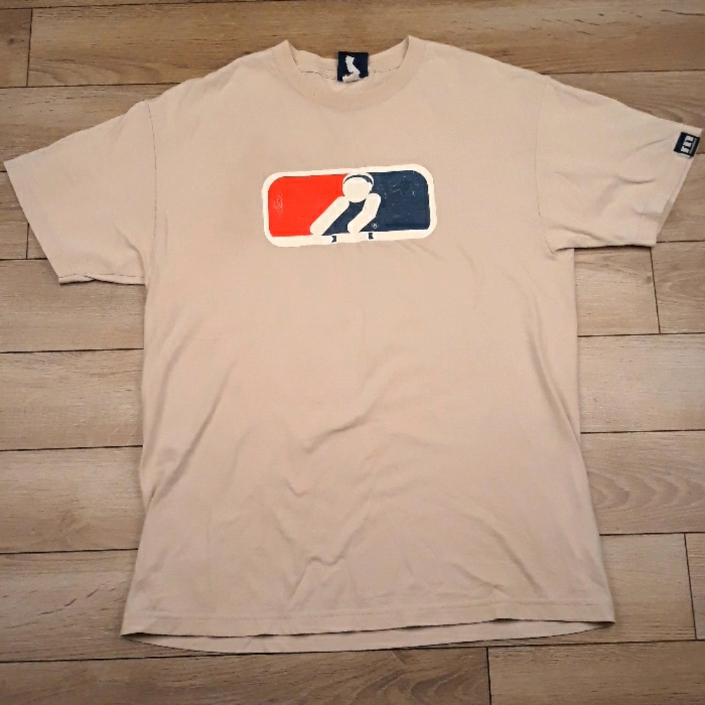 MIXWELL DJ Music‎ Beige T Shirt Large VTG